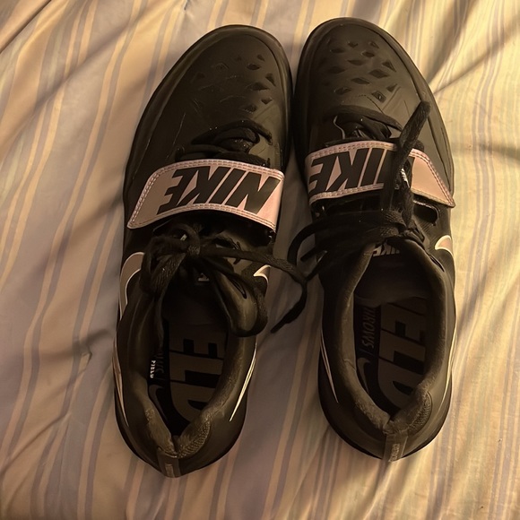 These shoes are throwing shoes for track and field. Shot put, discus throw. - Picture 3 of 3